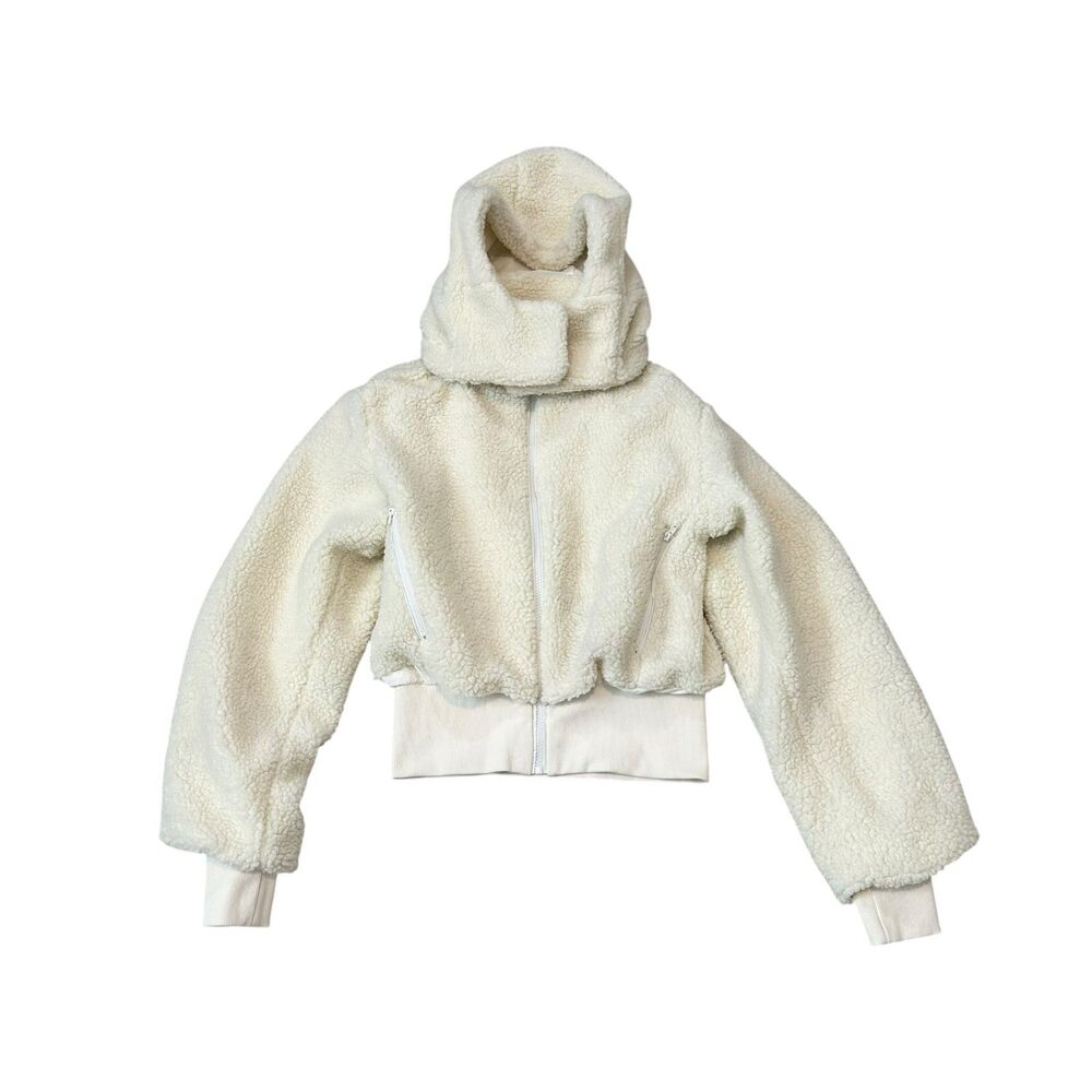 The Noli Shop Sherpa Bomber Jacket Size S